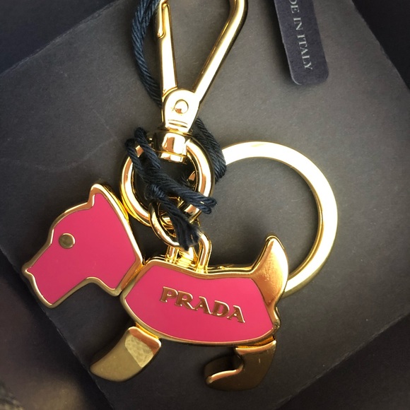 prada dog keychain